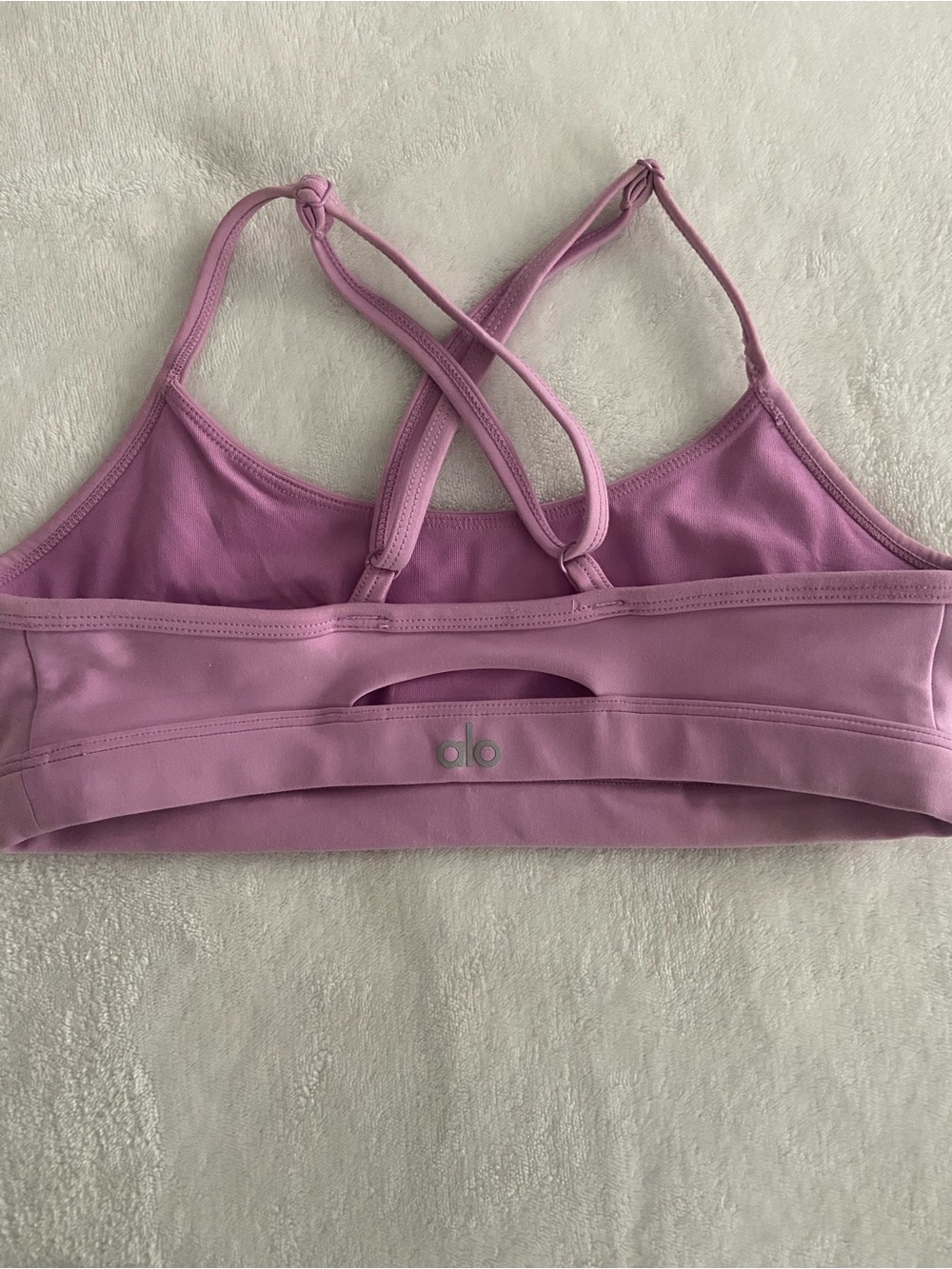 Light purple Alo intrigue bra